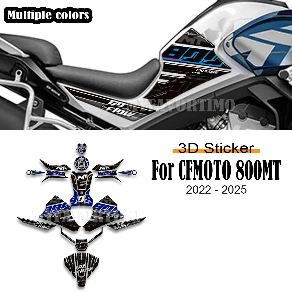 Для CFMoto 800MT 800 MT Explore Touring Adventure 800mt наклейка 3D гель эпоксидная комплект защитные