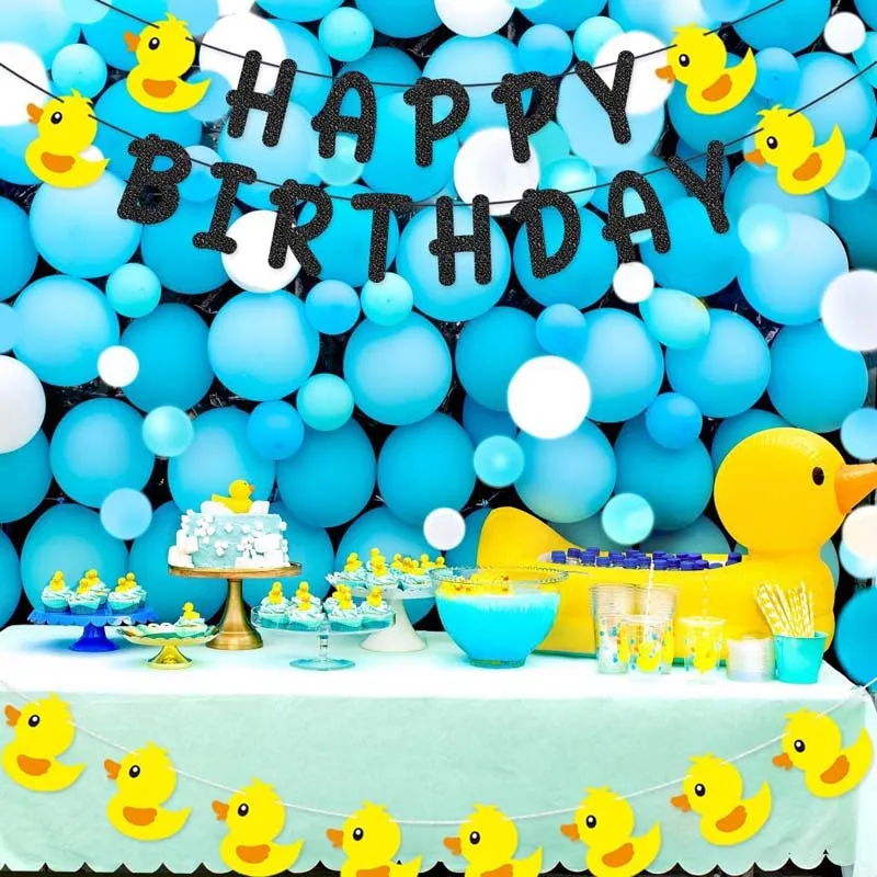 Гирлянда из резины в виде утки для украшения дня рождения