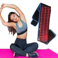 advasun red infrared led light therapy belt 850nm 660nm back pain relief belt weight loss slimming machine waist heat pad massag
