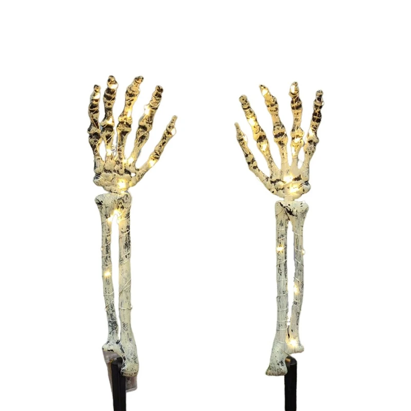 

Подсветка на руку со скелетом, украшение на Хэллоуин