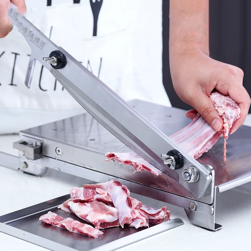

13.5 Inch Slicer Meat Slicer Chicken Duck Fish Lamb Meat Bone Cutting Machine 400Stainless Steel Commercial Household KD0288