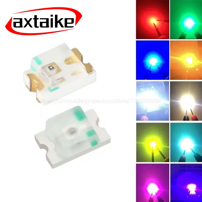 3000 шт. светодиод 0805 SMD белый красный желтый изумрудный зеленый синий фиолетовый