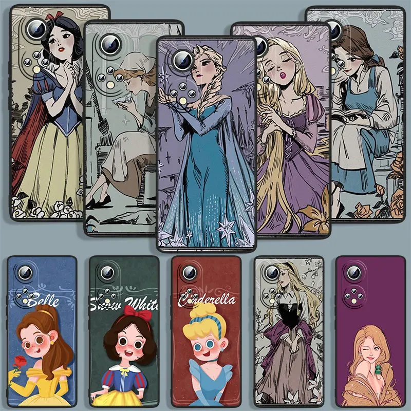 

Beautiful princess Phone Case For Huawei Honor 7A 7C 7S 8 8A 8C 8X 9 9A 9C 9X 9S Pro Prime MAX Lite Black