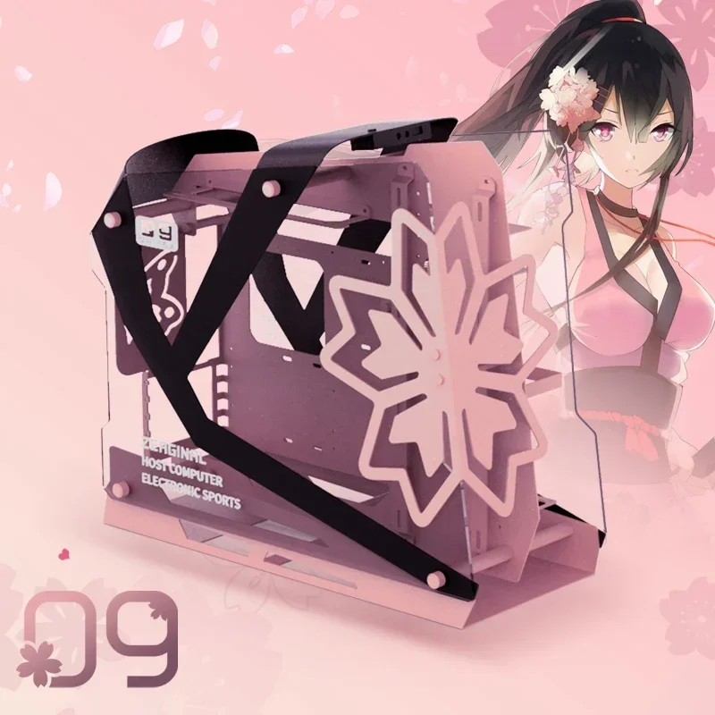 Yeston Sakura zeaginal ZC-09 mATX полностью алюминиевый настольный компьютер хост с водяным