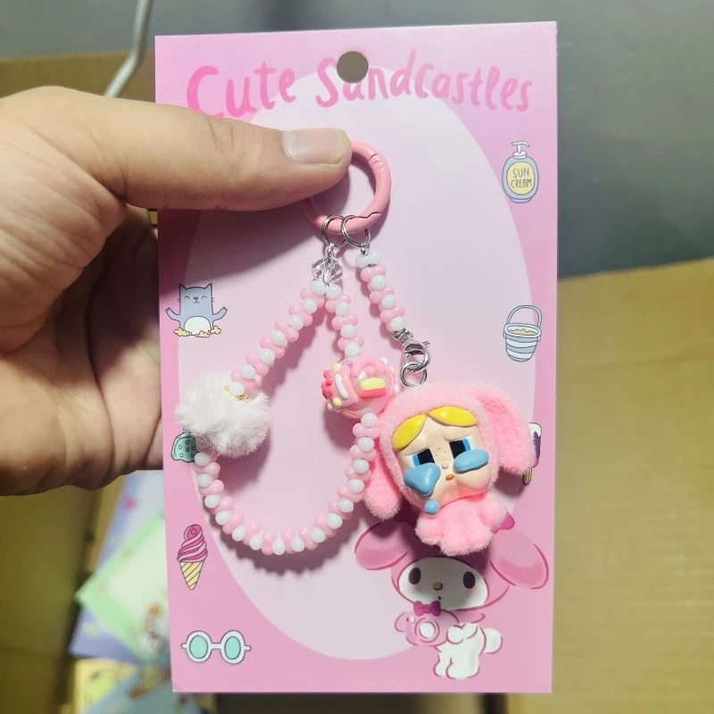 Новый Kawaii Labubu Crybaby × Летающая Маленькая Полицейская Цепочка Рюкзак Подвеска Inspearl