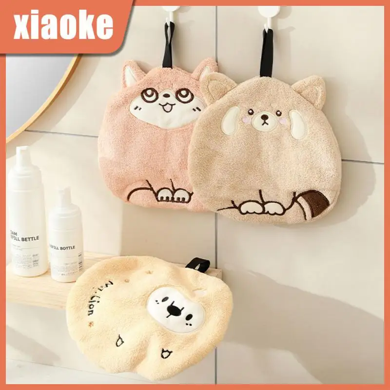

Quick-drying Fine Workmanship Hand Towel Beautiful And Durable Towel Strong Water Absorption Hanging Wipes Microfiber Towels