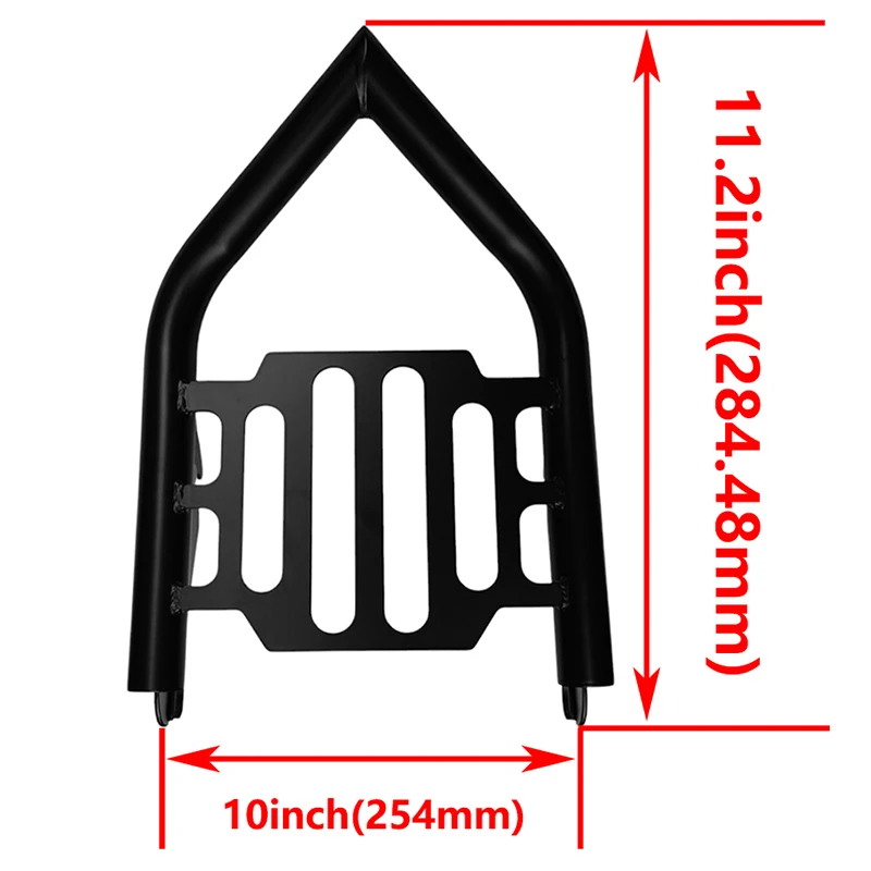 HCMT черный и хромированный комплект кронштейнов для заднего руля багажник