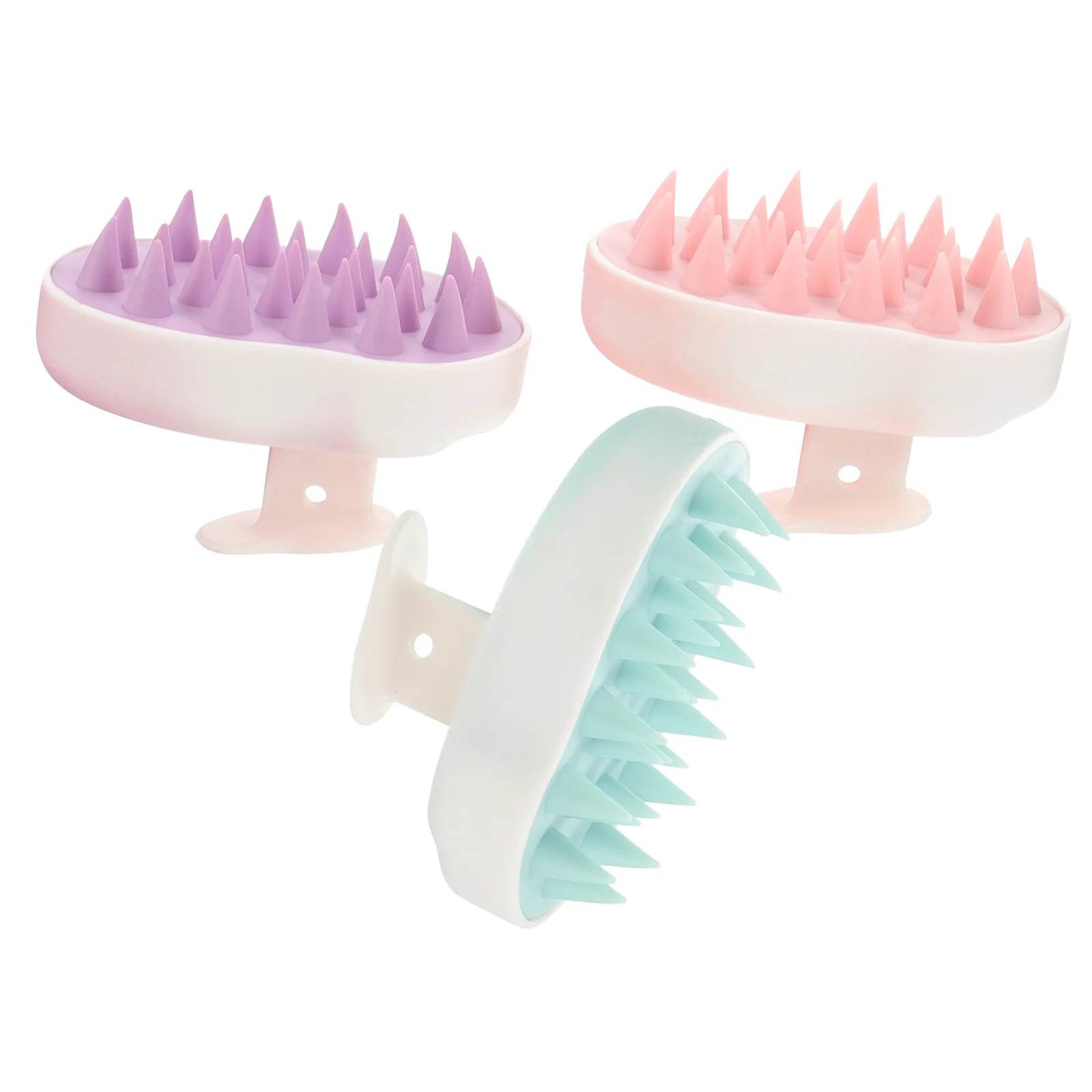 

Head Scrubber Washing Hair Exfoliate Scalp Small Mango Brush Dandruff Shampoo