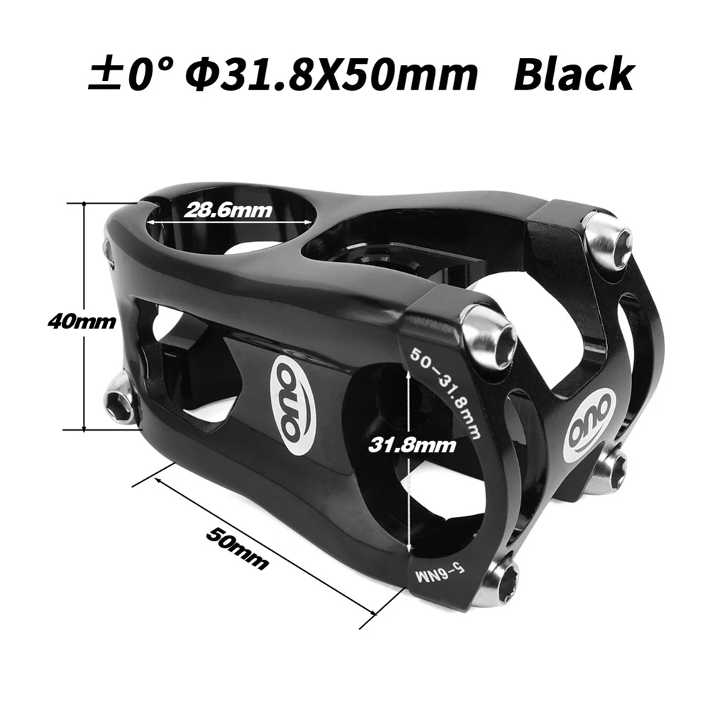 

Mountain Road Bike CNC Stand 31.8*50mm Aluminium Alloy Handlebar Stems Standpipe Handle Stems Bicycle Stem Bright And Beautiful