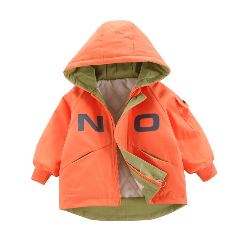 

Baby Kids Thick Coats New Autumn Winter Jackets For Boys hooded jacket Warm Outerwear Top For Girls jackets Children Clothing