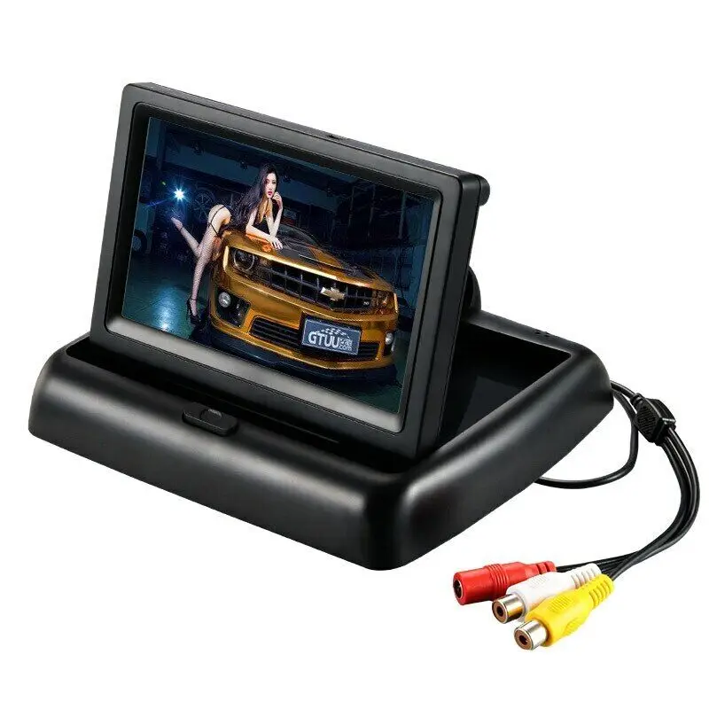 

Bileeko HD 4.3" Inch TFT-LCD Display Screen Foldable Car Reverse Monitor Rear View Camera