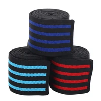 1 pair weightlifting elastic bandage knee pads knee pads knee pads support fitness basketball volleyball