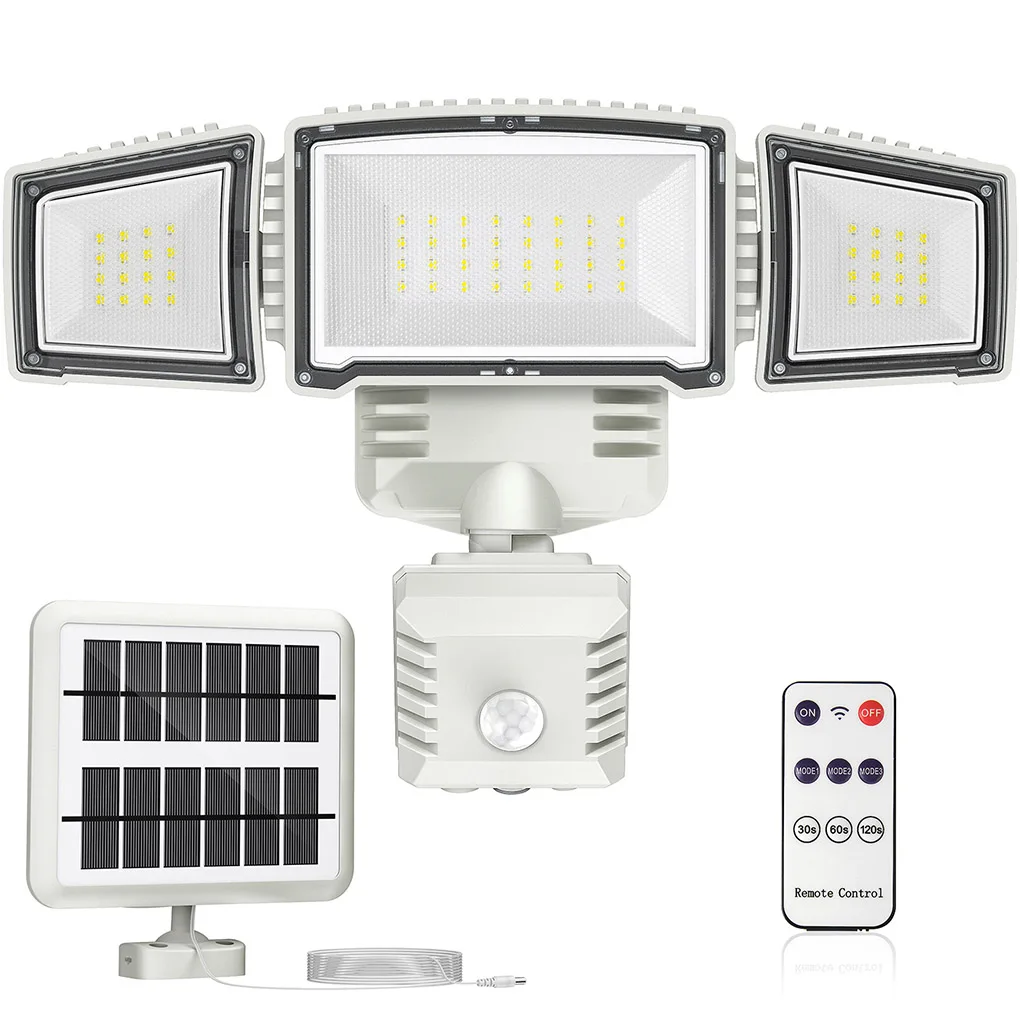 Outdoor Solar Wall Lights Courtyard Patio Pathway Light Sensing Rechargeable Lamp Lighting Accessory  Without Controller
