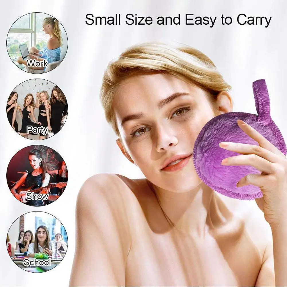 

Makeup Remover Puff Fine Fiber Lazy Face Cleansing Wipes Bath And Makeup Care Cleansing Towels Beauty Absorbent Skin Remove A5n1