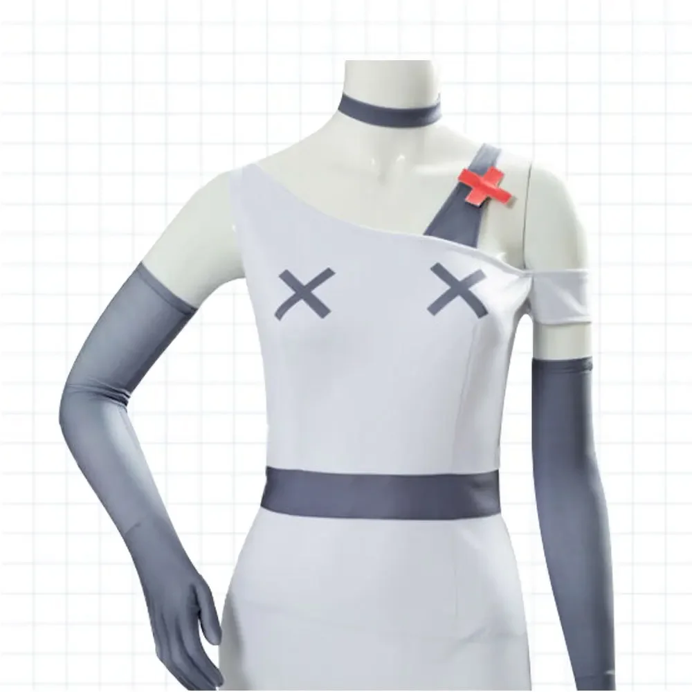 Персонализированные чулки для косплея аниме Hazbin Hotel Vaggie Комплект серого платья