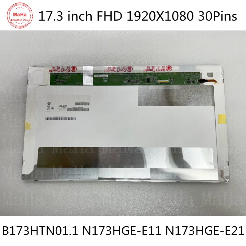 15 6-дюймовый B173HTN01.1 подходит для фотографий ASUS N173HGE-E11 FX71/MSI GL72 GP72 GS70 Φ 30-контактный