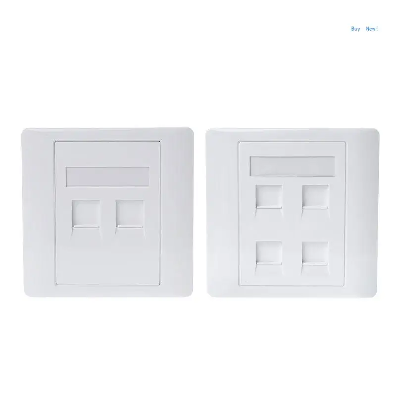 Тип 86 Лицевая панель Компьютерная розетка Панель Сетевой модуль RJ11 RJ45 Кабельный