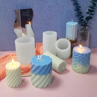 candle silicone mold handmade diy desktop decoration gypsum epoxy resin aromatherapy candle silicone soap mould for home decor