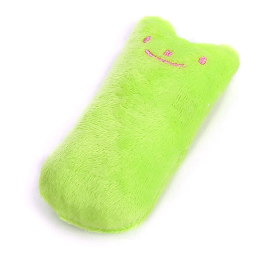 

Teeth Grinding Catnip Toys Funny Interactive Plush Cat Toy Pet Kitten Chewing Vocal Toy Claws Thumb Bite Cat Mint For Cats Hot