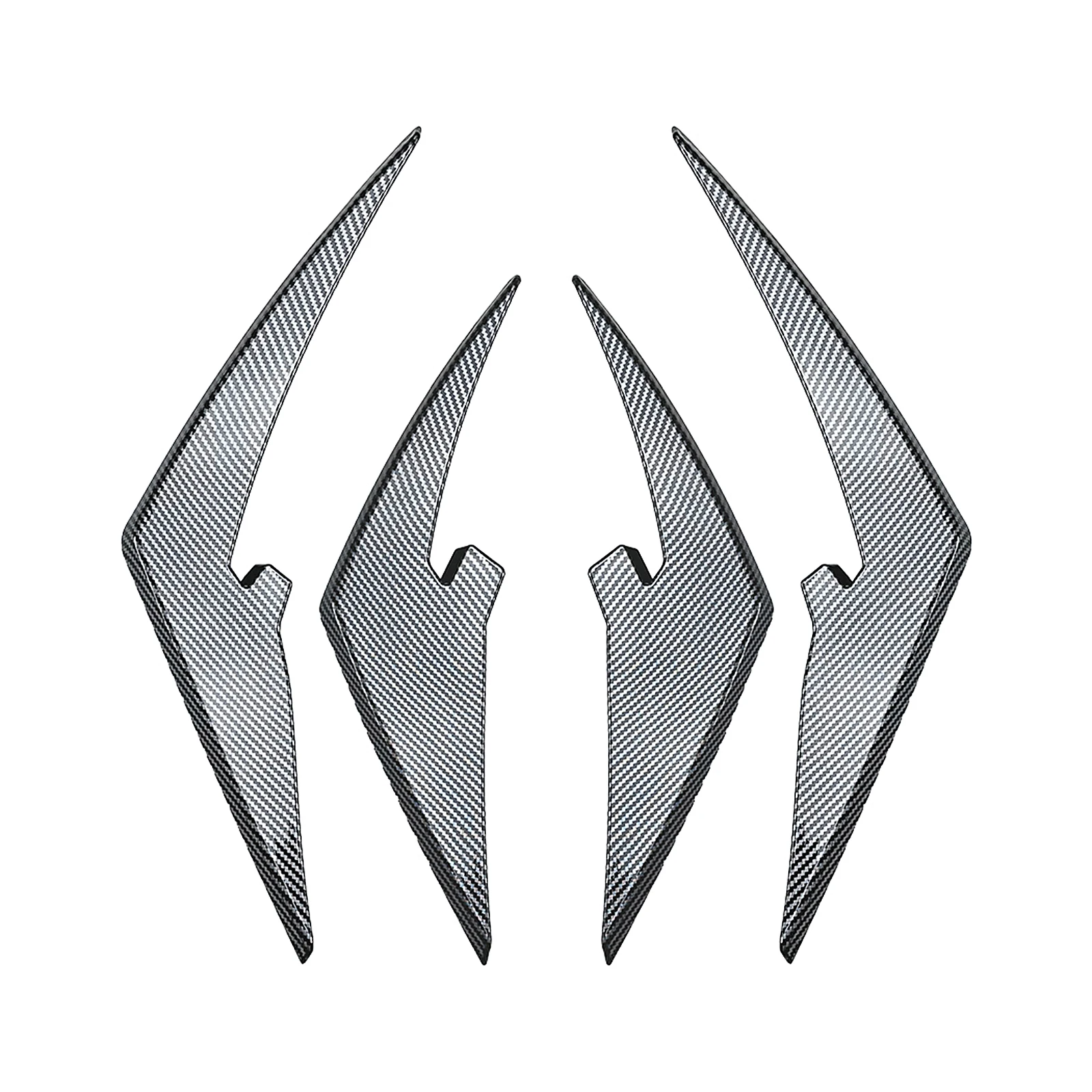 

Для BMW M3 G80 G81 M4 G82 G83 2021-2024 Передний бампер Боковые вентиляционные накладки из углеродного волокна/глянцевая черная крышка впускной рамы Canard