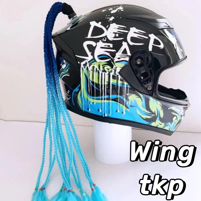 Аксессуары для шлема WINGTKP с 12 тонкими косичками крутые и модные украшения