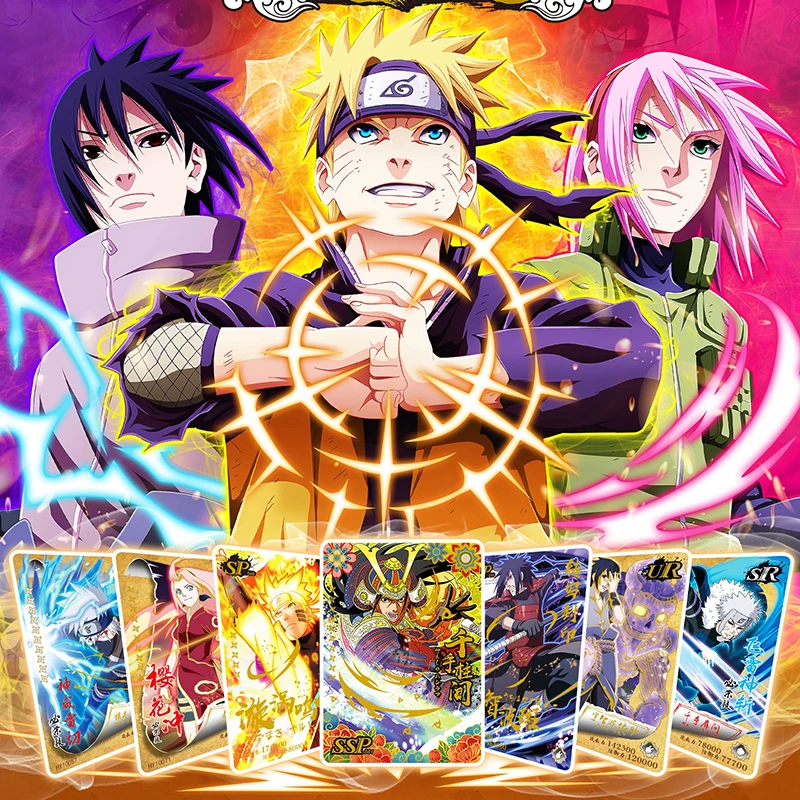 

Карты narutoe Аниме Наруто, карты Hokage, игровые карты для детей, подарок, Классические игрушки для мальчиков, коллекция, дисплей, оригинальная ко...