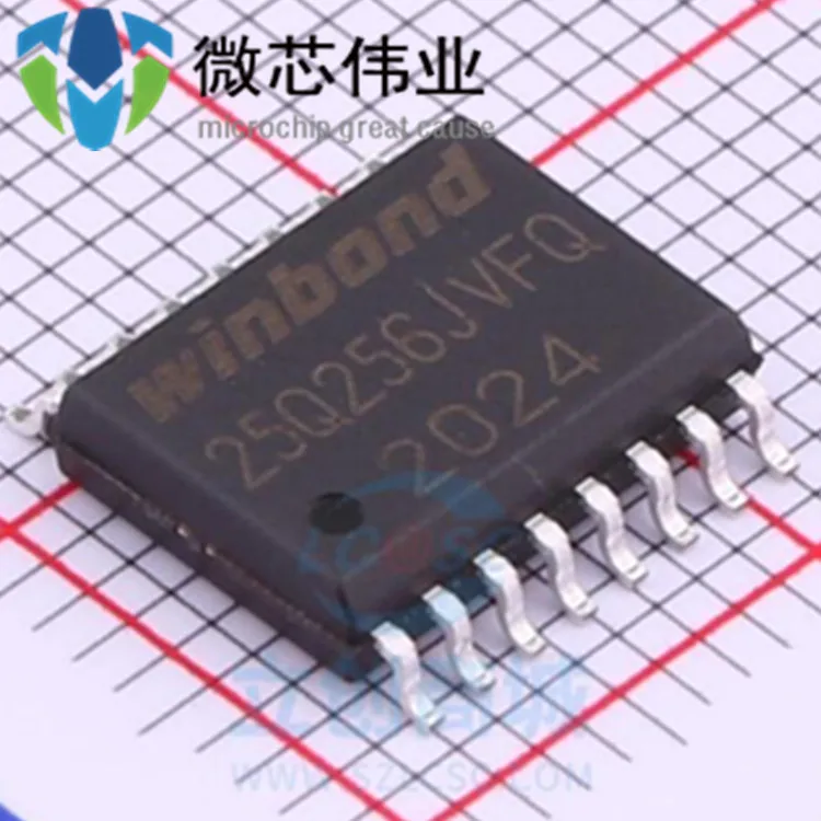 10PCS Brand New Original W25Q256JVFIQ 25Q256JVFQ 256Mbits SOP16 32M FLASH IC chipset