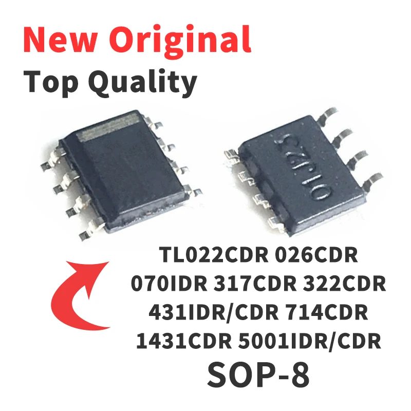 5 шт., TL022CDR TL070CDR TL026CDR TL317CDR TL322CDR TL431CDR TL5001CDR TL714CDR TL1431CDR SOP8, чип IC, новый оригинал