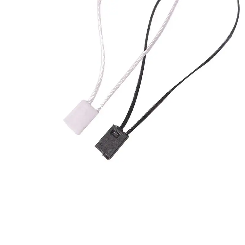 

Бирка для одежды Pcspack, ярлык для одежды, ярлык с застежкой, ярлык, товары для этикеток, квадратный конец, белый, черный цвет