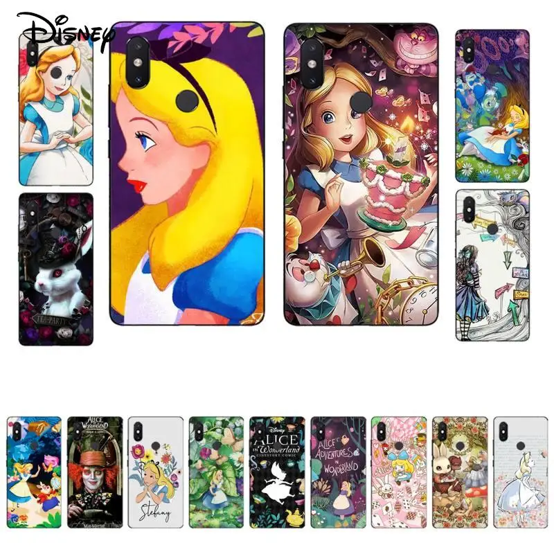 

Disney Alice in Wonderland Phone Case for Xiaomi mi 8 9 10 lite pro 9SE 5 6 X max 2 3 mix2s F1