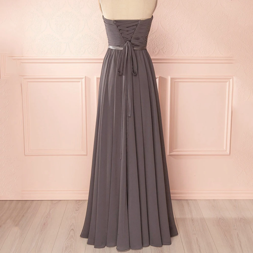 ENOUCH милое без бретелек ТРАПЕЦИЕВИДНОЕ ПЛАТЬЕ для подружки невесты Простые