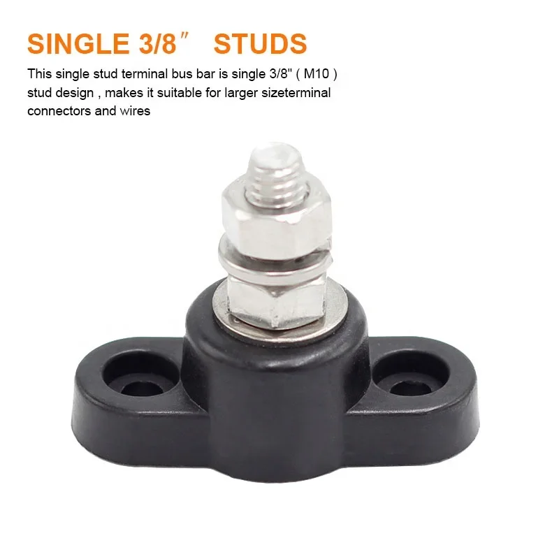 BB1-1A-RB 1Way 250A 48VDC 47x43x38MM M10 клеммные зажимы линия электрической шины блок