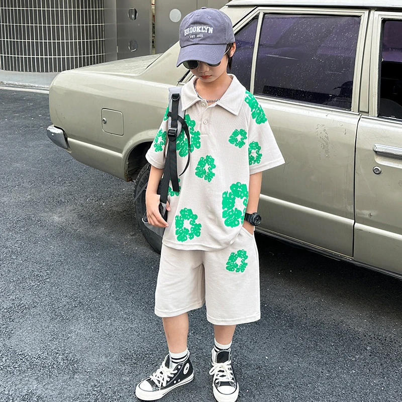 

Детская летняя одежда с цветочным принтом, на возраст 6, 8, 10, 12, 14