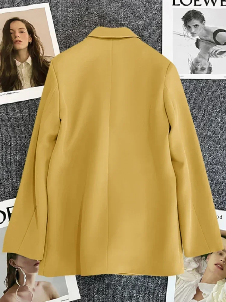 Женский офисный женский пиджак ярко-зеленого цвета с пуговицами полиэстеровый