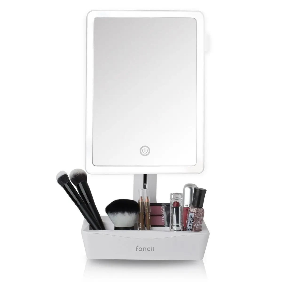 

Gala LED Lighted Large Vanity Makeup Mirror with 10X Pull Out Magnifying Mirror