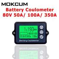 battery coulometer tk15 coulomb meter battery capacity tester 80v 50a 100a 350a lithium battery monitor lcd power level display