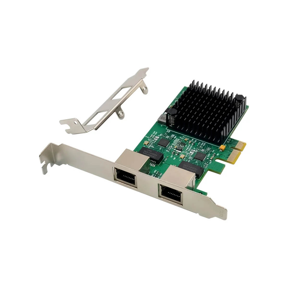 

PCI-E X1 2.5G Gigabit Server Network Card RTL8125B Dual-Port Ethernet Network Card Desktop Server Network Card