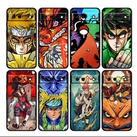 anime naruto cool shockproof cover for google pixel 6 6a 6pro 5 5a 4 4a xl 5g silicone black phone case shell soft coque cover
