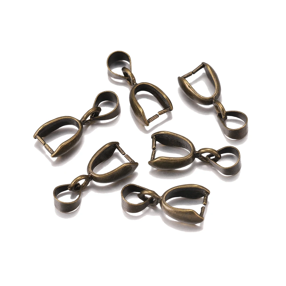 Золотые медные застежки-крючки для подвесок 50 шт./лот зажимы-коннекторы