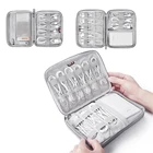 Портативная сумка для хранения цифровых устройств USB органайзер для кабеля данных, наушники, провод, ручка, внешний аккумулятор, электронный продукт, защитный чехол, аксессуары