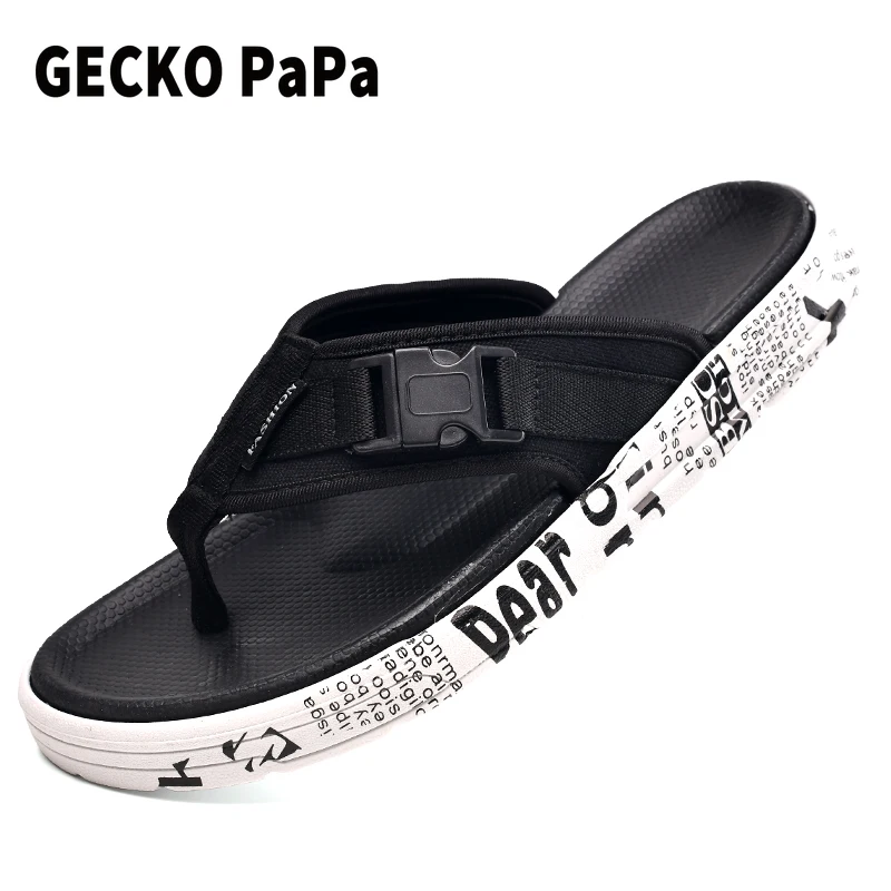 

Летние мужские шлепанцы из ЭВА, Повседневные Удобные износостойкие пляжные тапочки для улицы, 36-45