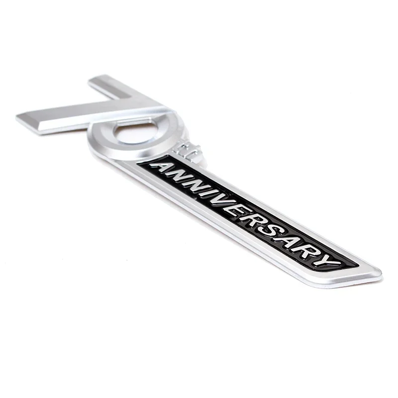 Для Toyota Land Cruiser LC300 LC200 FJ200 2016-2022 боковая эмблема 70-я годовщина 3D хромированная