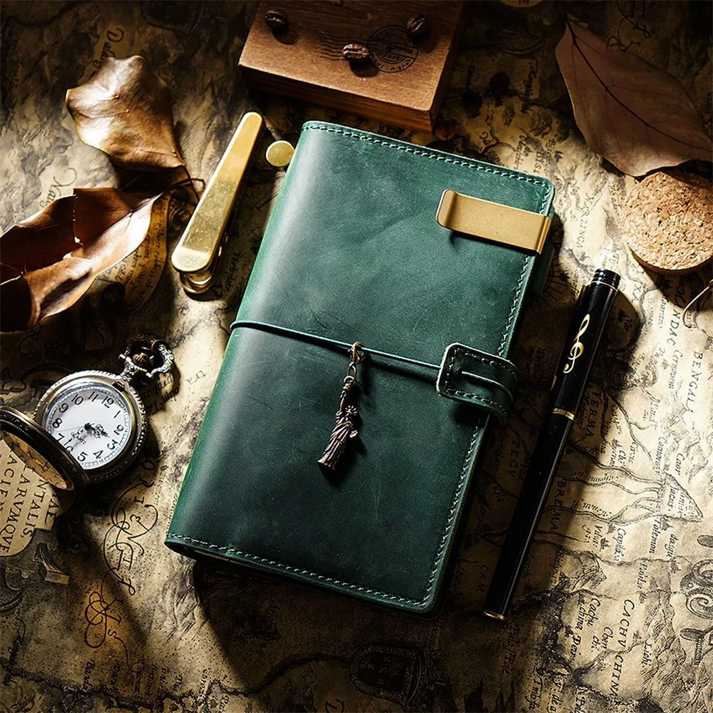 

RAYSLIN Блокнот из кожи коричневый