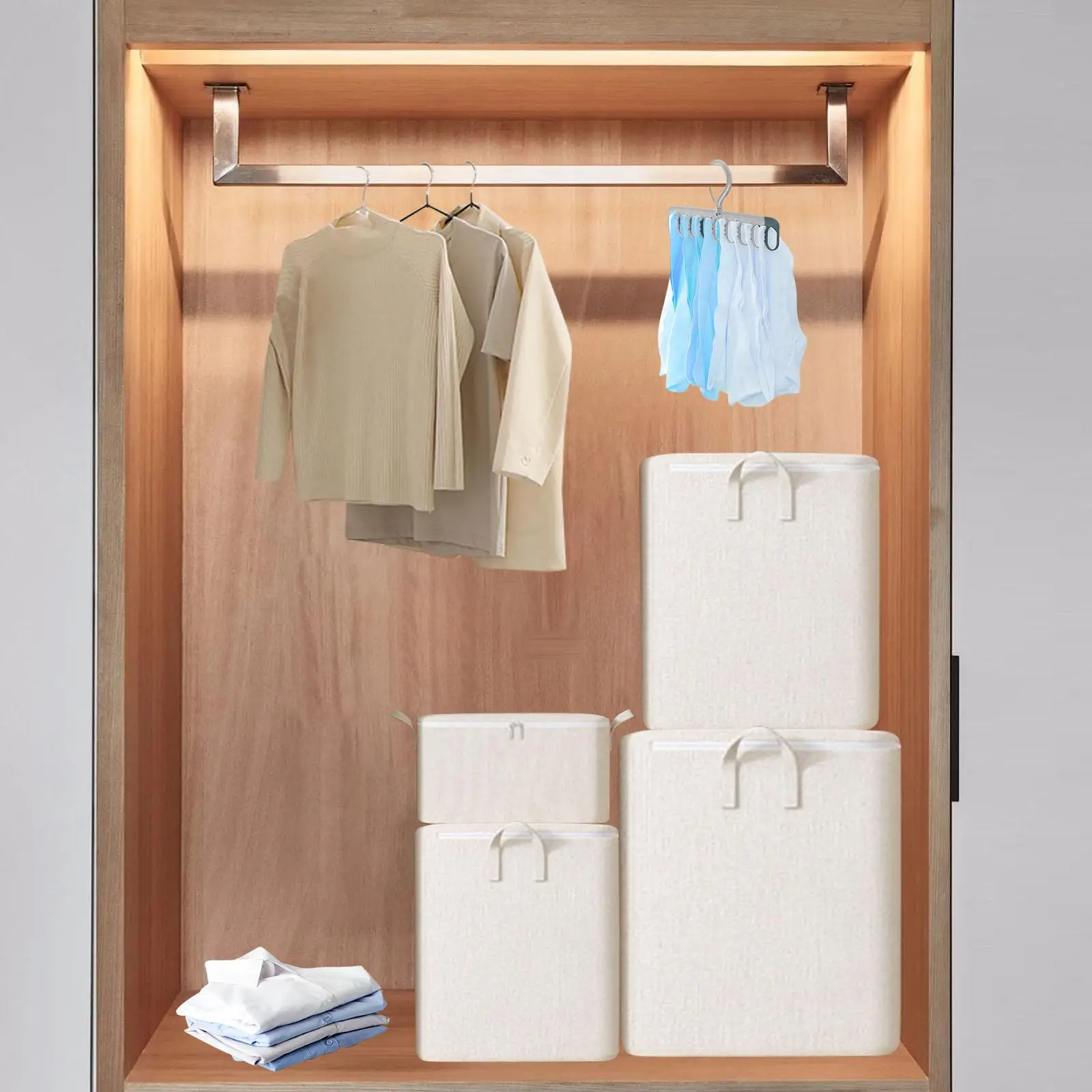 Сумка для хранения одежды сверхпрочный органайзер пододеяльников игрушек