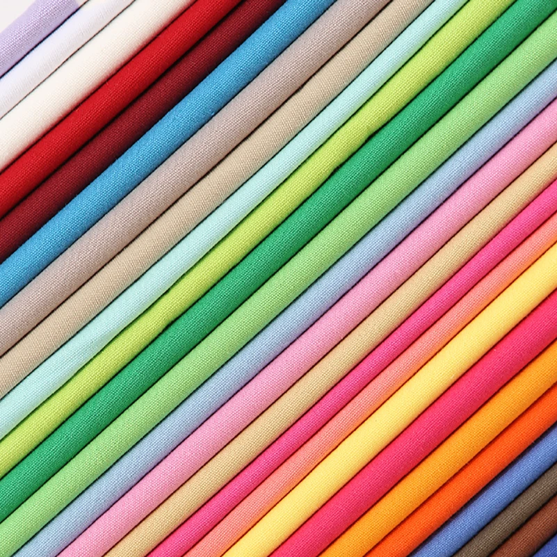 

100% Cotton Canvas Fabric 8 oz Encryption Solid Color for DIY Handbag Shoes Printing per Half Meter