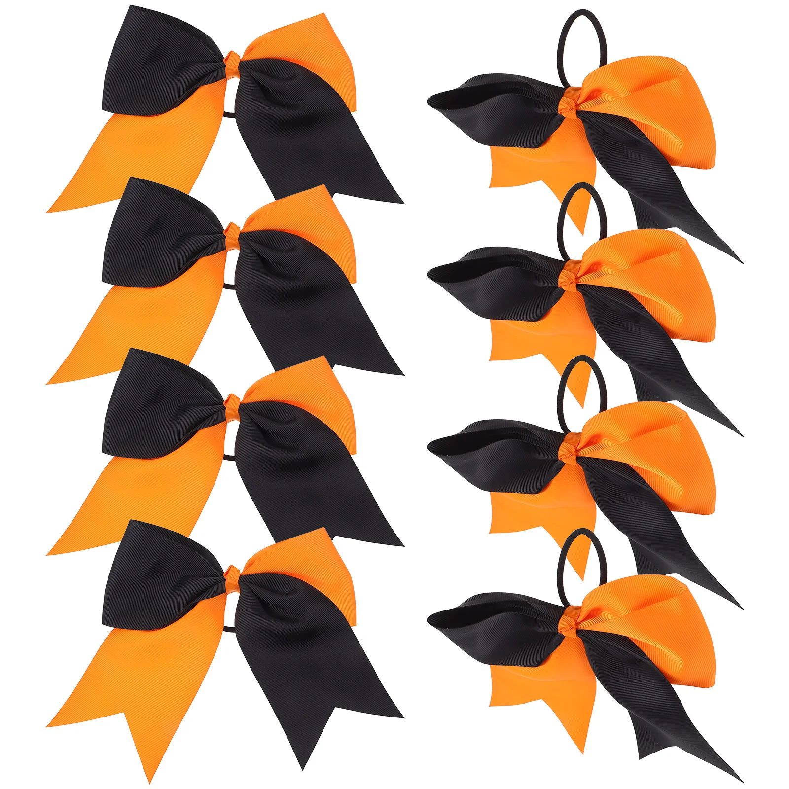 8 шт. детские галстуки для волос с бантом