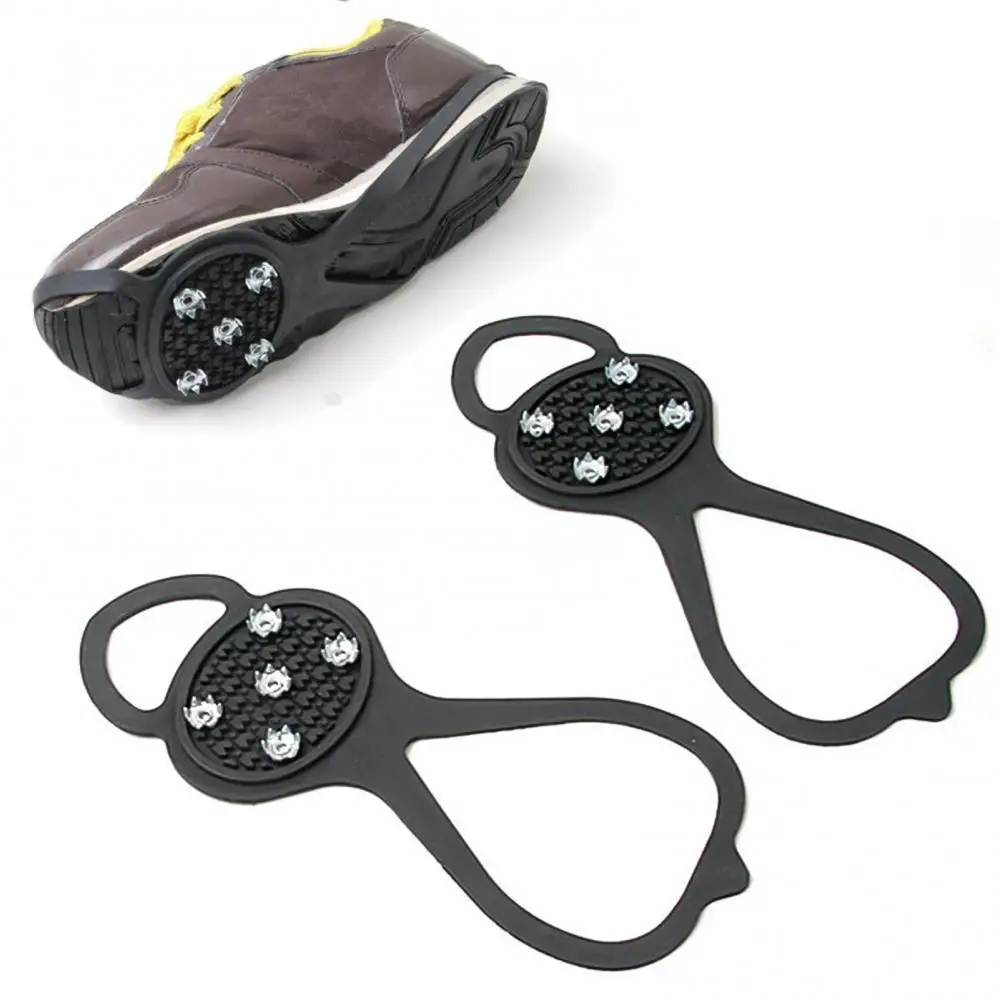

2Pcs Non-slip Crampons Shoes Cover Camping Mountaineering Tool Travel Equipment