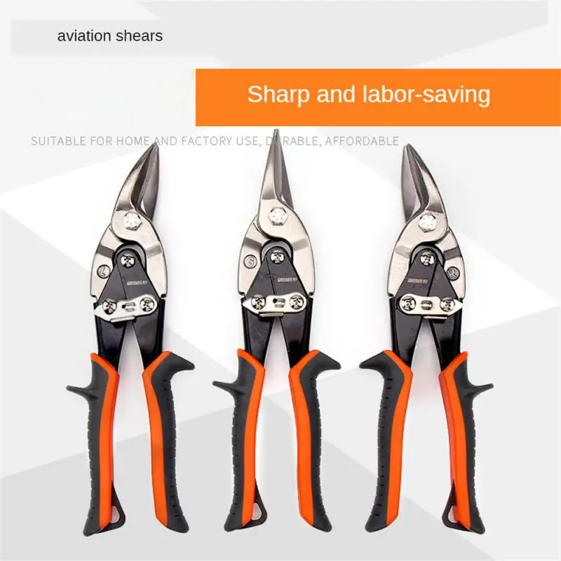 

10'' Tin Sheet Metal Snip industry shear work iron household tool industrial aviation scissor plate cut