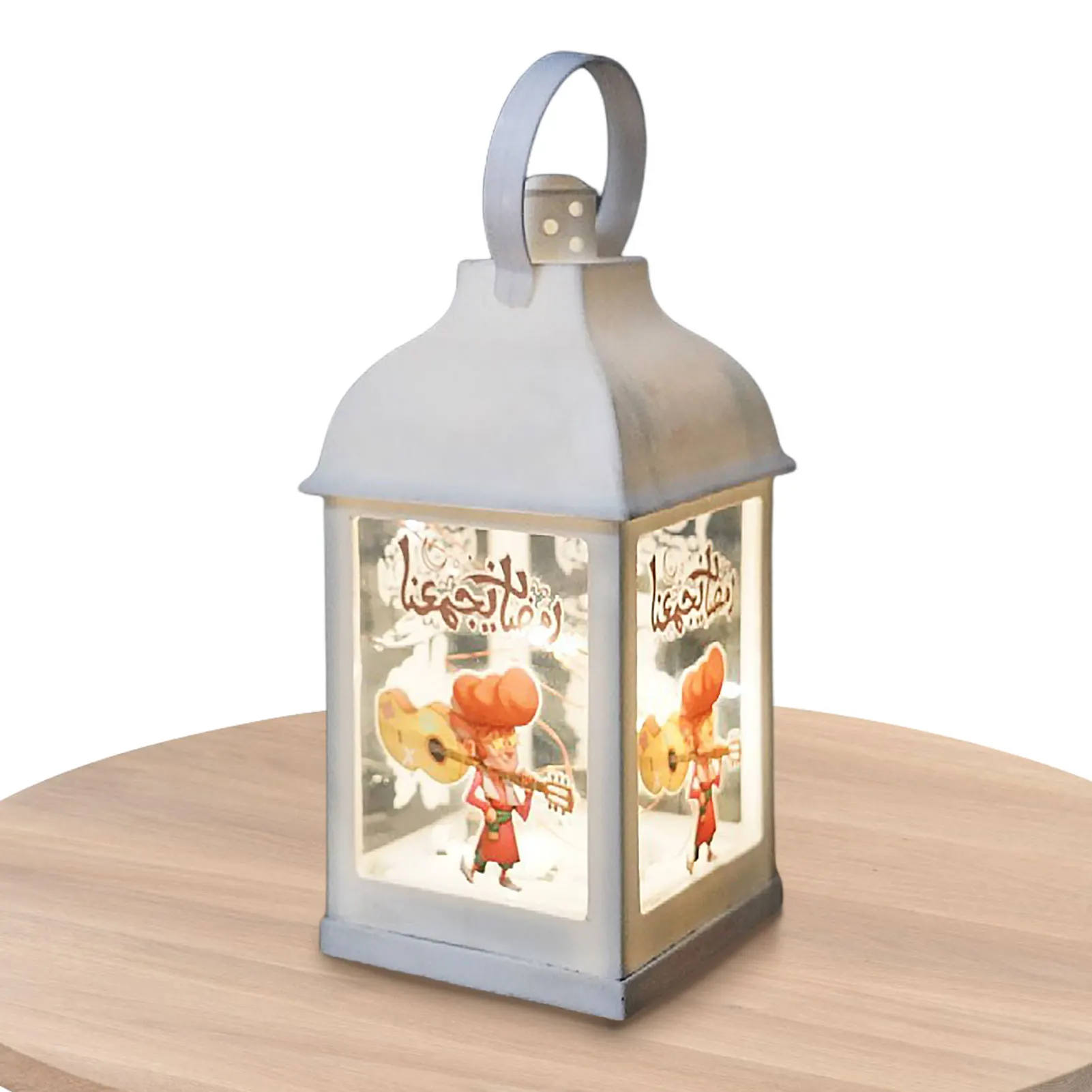 

Рамадан Mubarak Light s 8,5in белый светодиодный огни Рамадана свет s батарея работает ИД украшение стола светильник Mubarak ислама декоративный