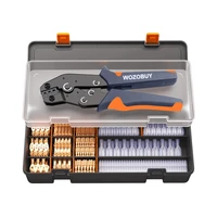 wire terminal crimping tool kit ratcheting wire crimper awg 24 130 25 2 5mm%c2%b2 with 315600pcs female male spade connectors